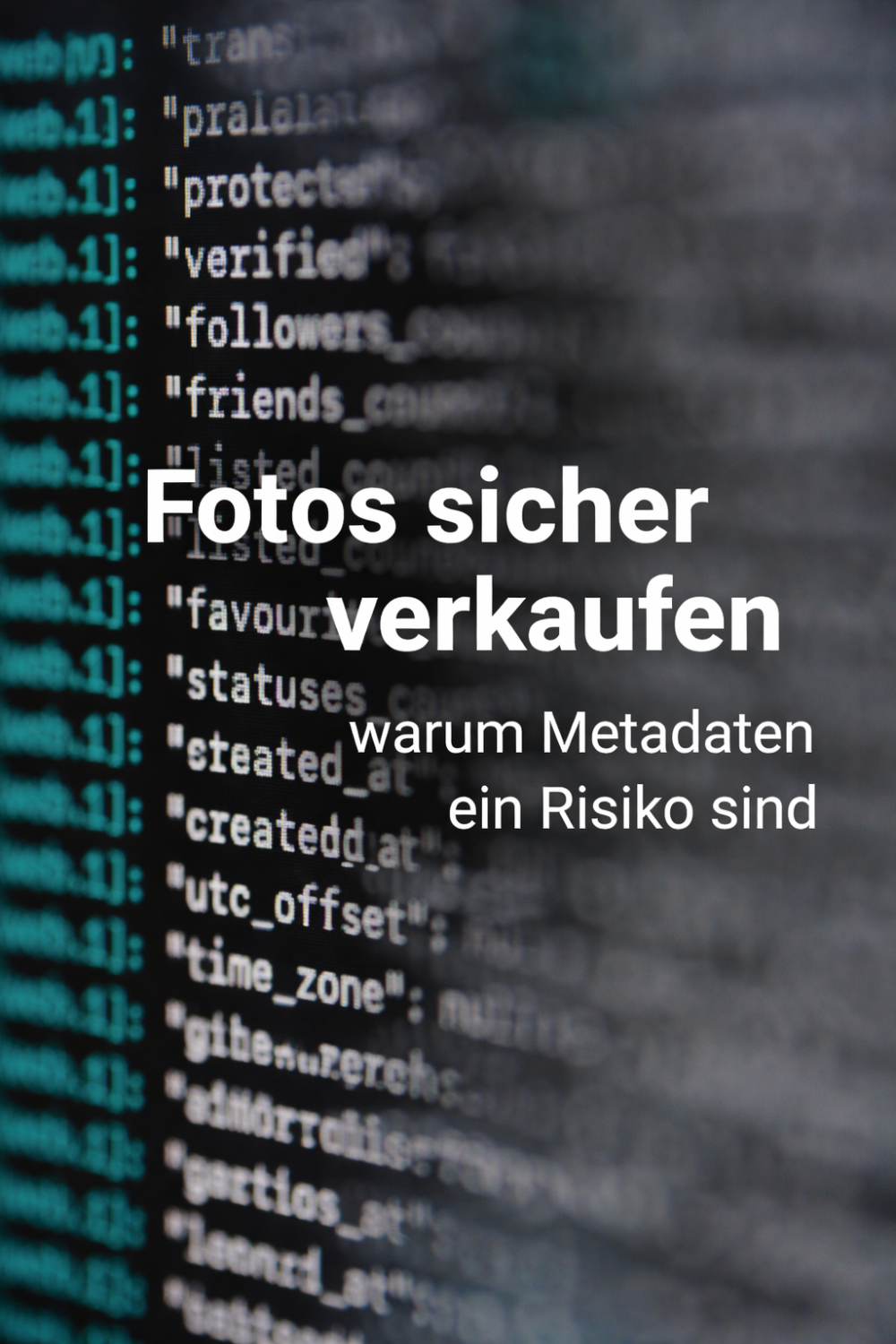 Fotos online verkaufen – Risiken, Datenschutz und Metadaten, die du kennen solltest