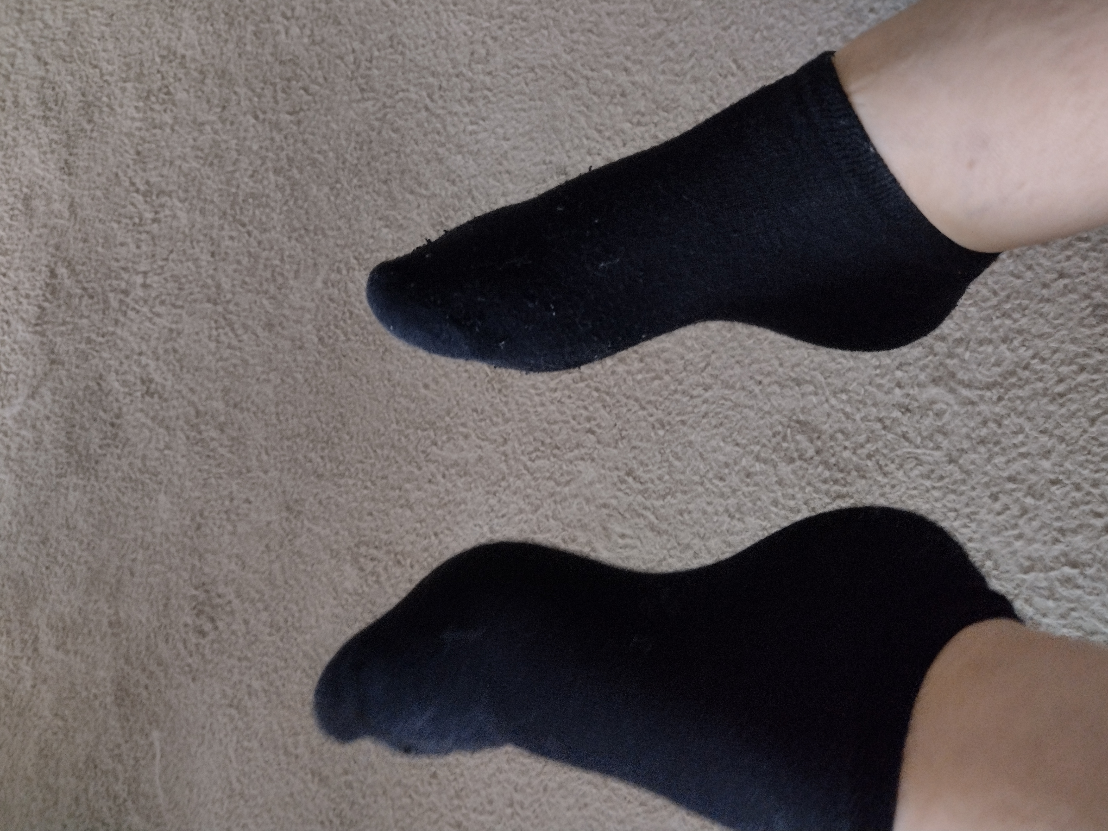 Schwarze Sneaker-Socken