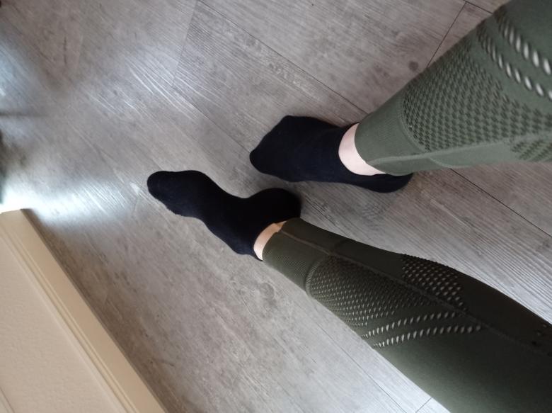 Schwarze Sneakersocken