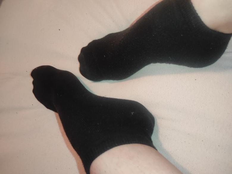 Schwarze Sneakersocken