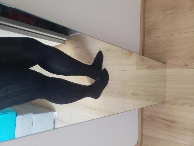 schwarze Strumpfhose
