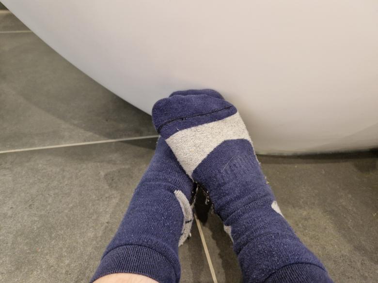 Socken mit Stallduft