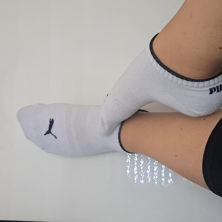 Sneackersocken Puma für DICH 💋getragen