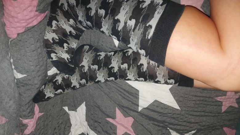 Socken mit Pferdemuster