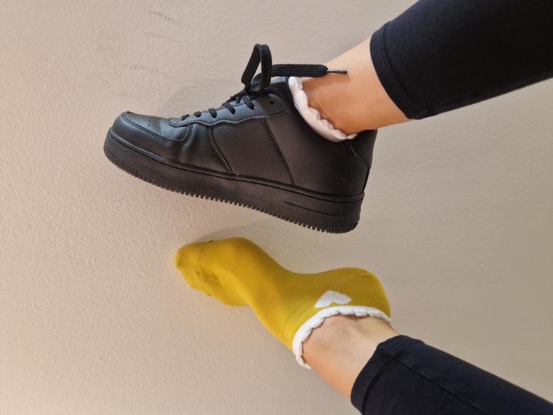 gelbe 💛 Baumwollsocken