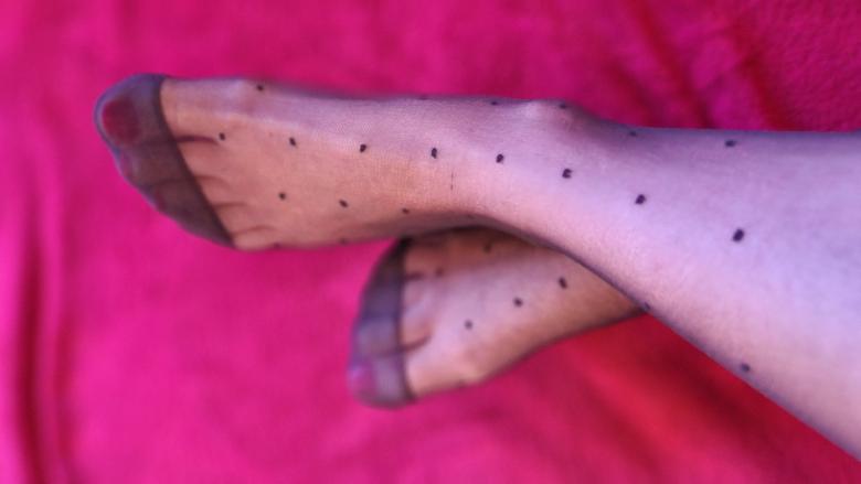 Sexy Strumpfhose mit Pünktchen 💞