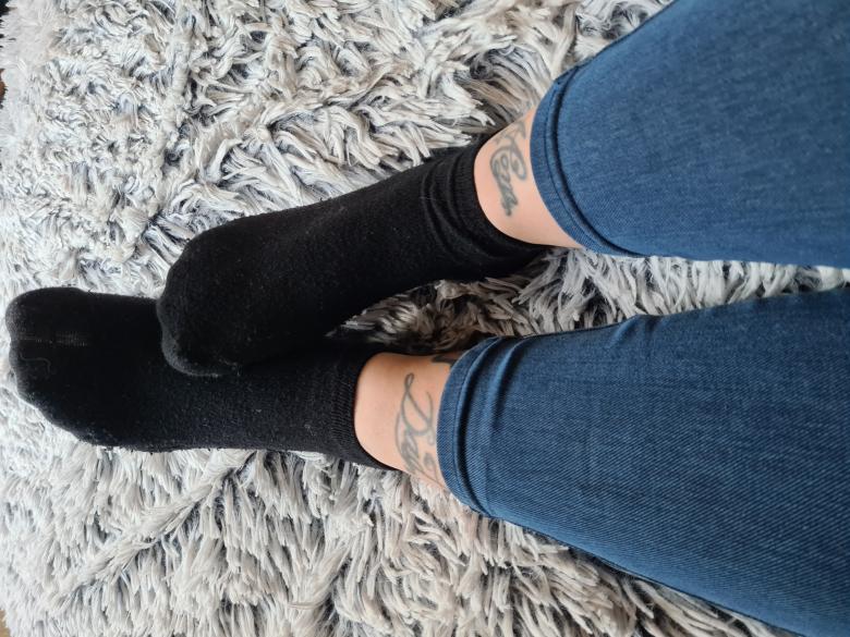 Alte Socken einer Handwerkerin