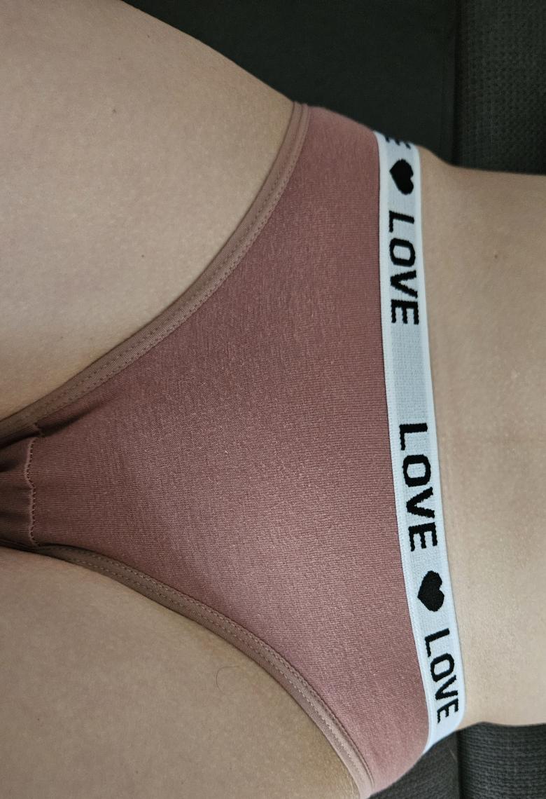 Getragenen Slip mit Trage Spuren