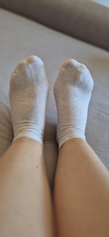 Helle Baumwollsöckchen duftend