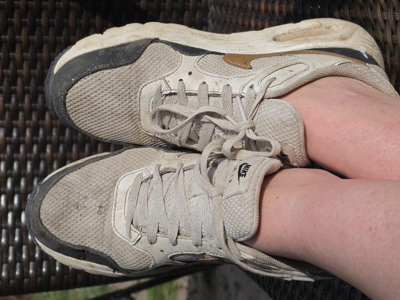 Abgerockte Turnschuhe