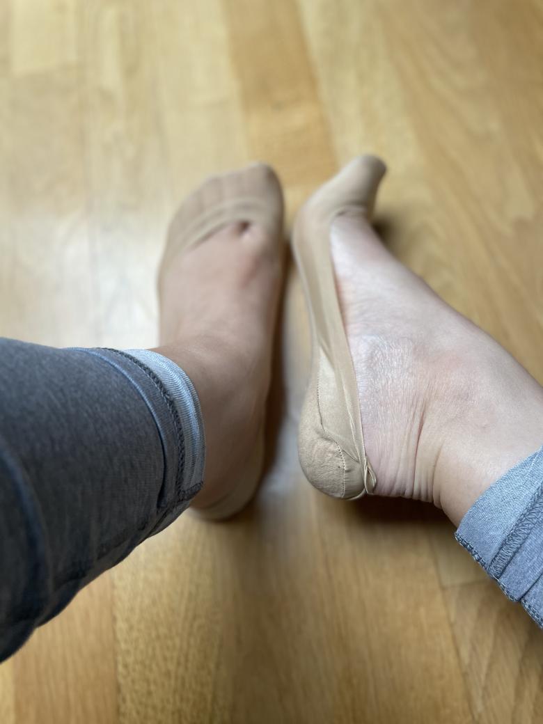 Kurze Söckchen Nude