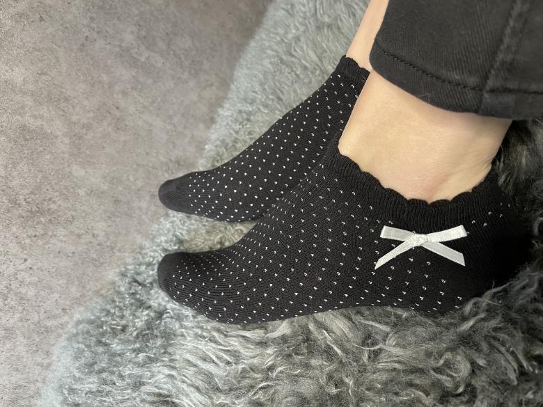 Schwarze Sneaker Söckchen Socken 37 38