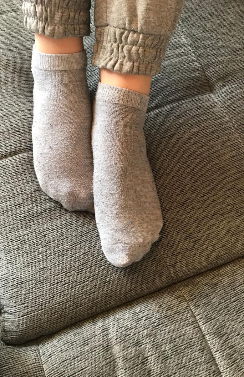 Socken grau/weiß/schwarz