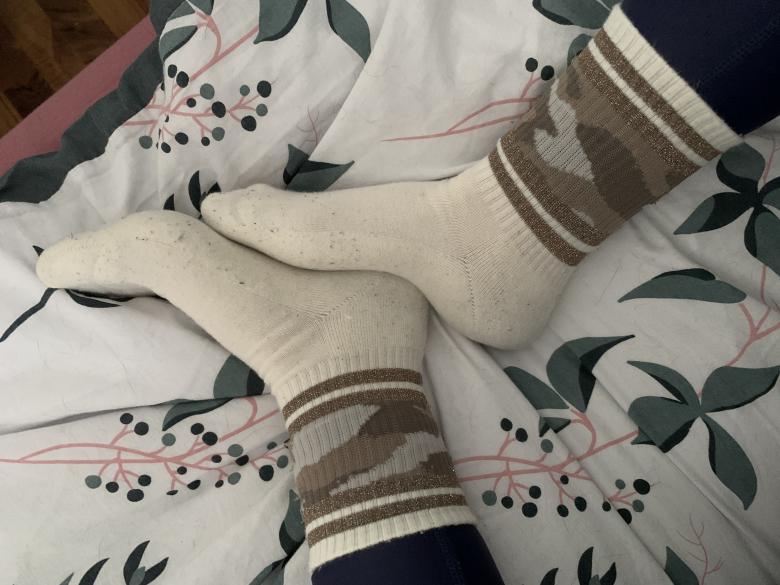 Beige Socken
