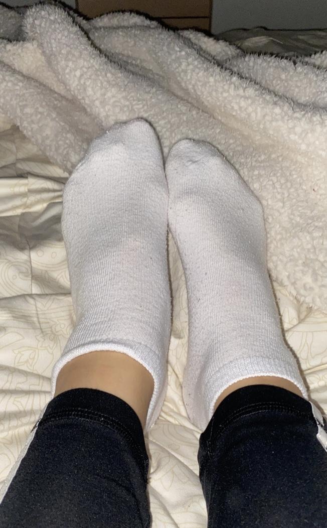 Getragene Socken