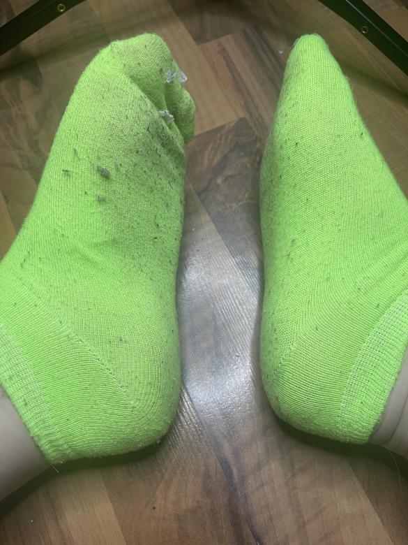 Neon grüne Socken