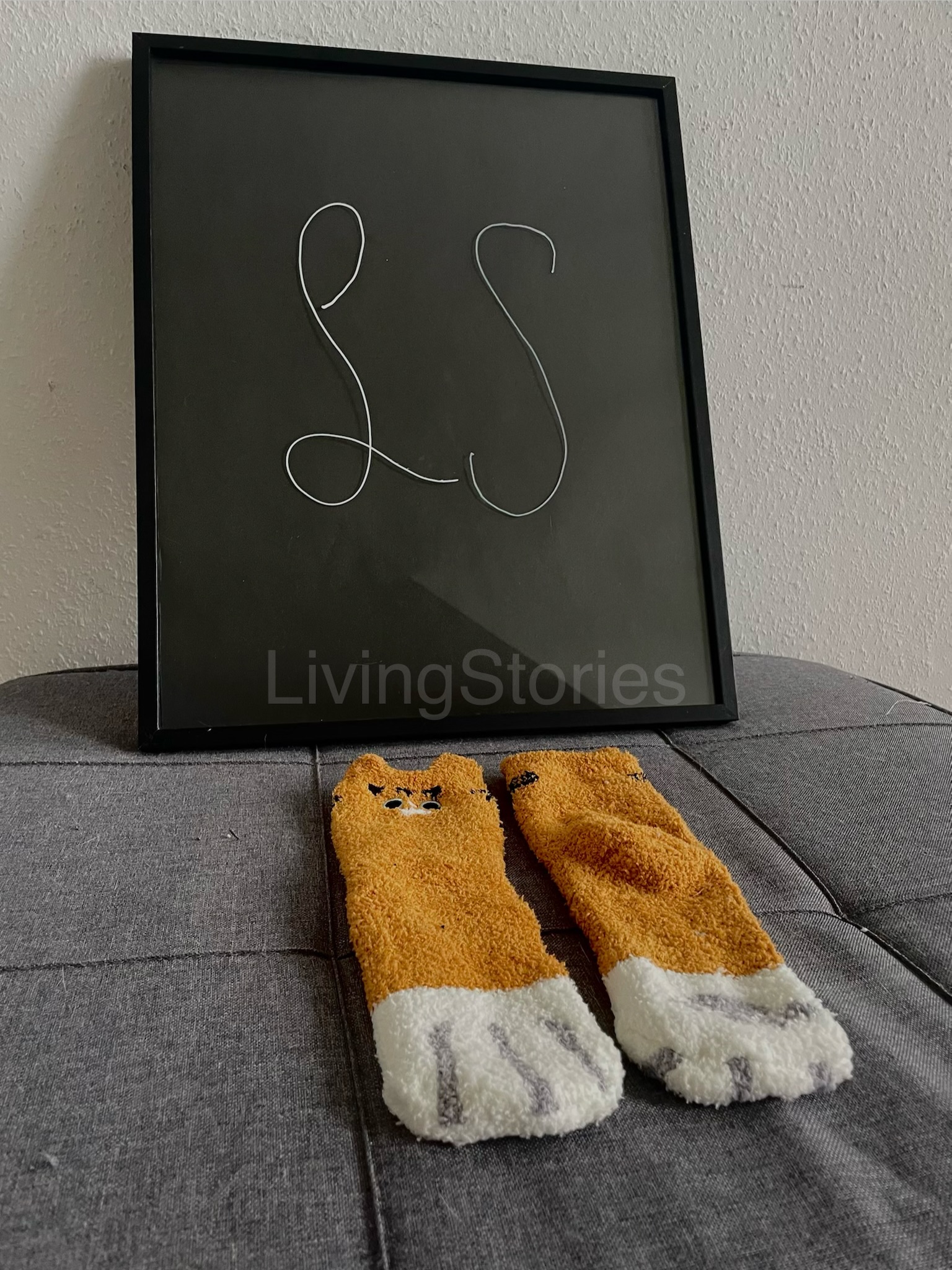 #001: Gemütliche Puschelsocken