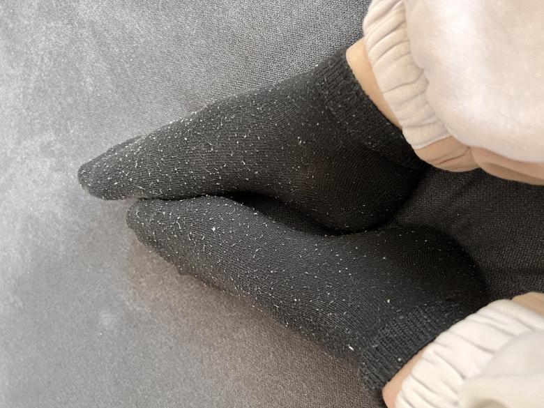 Duftende schwarze Socken