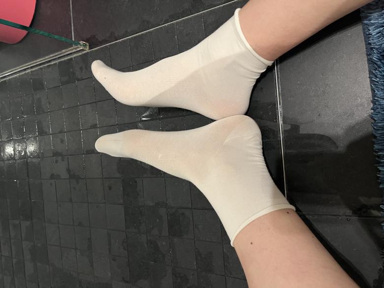 weiße Socken