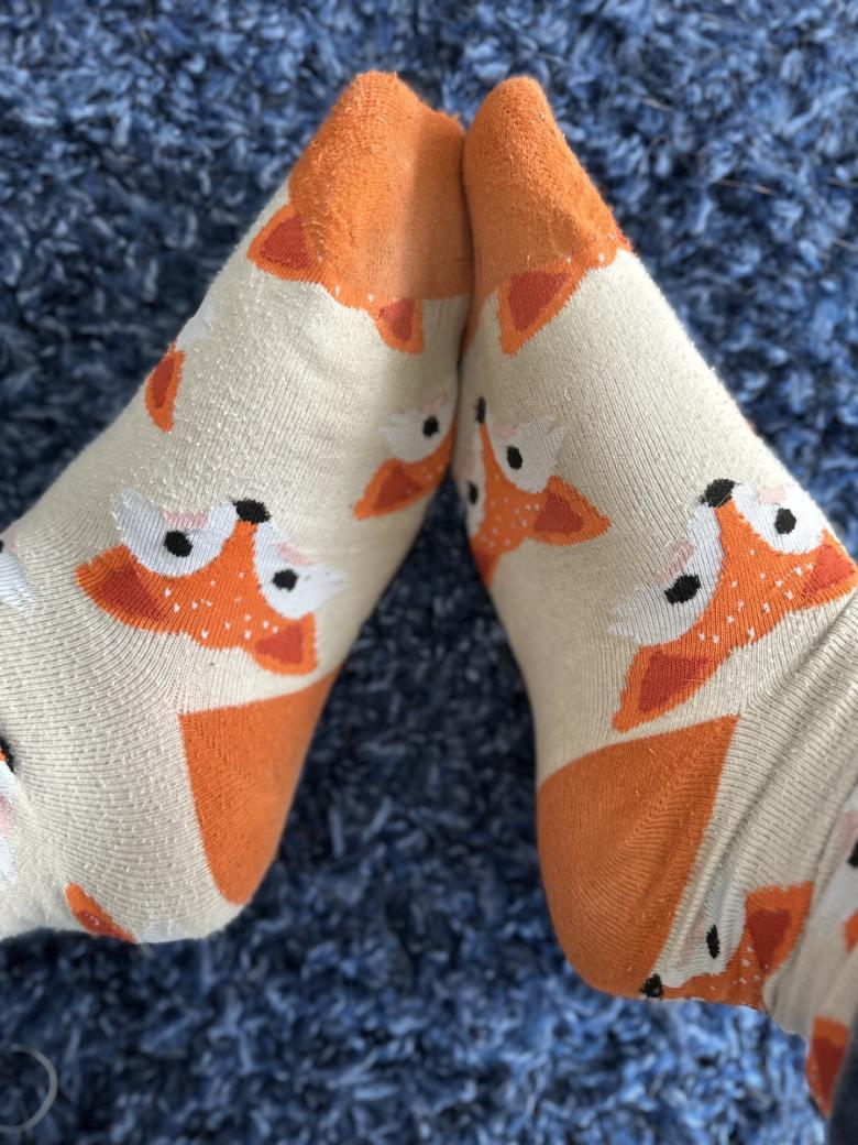 Verspielte duftende Fuchs Socken