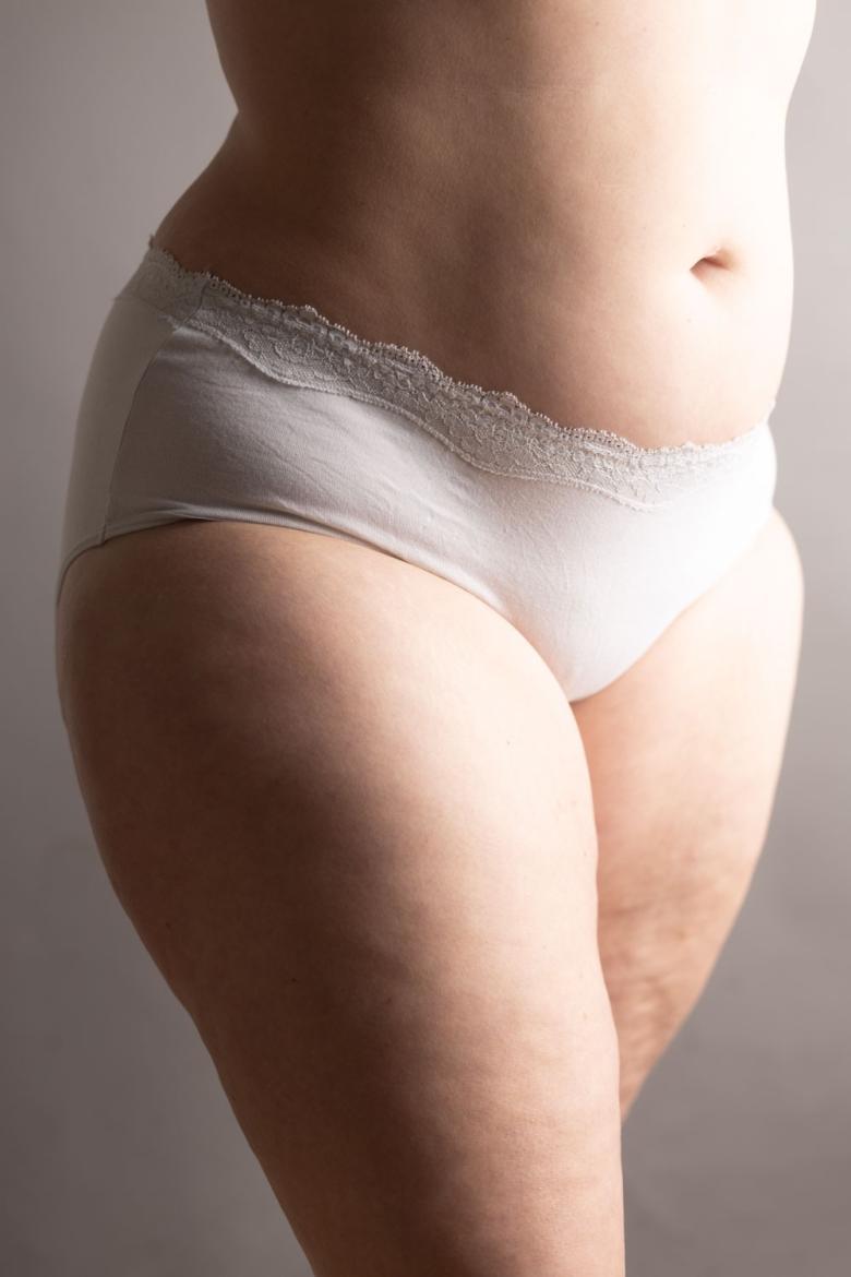 Weißer Panty
