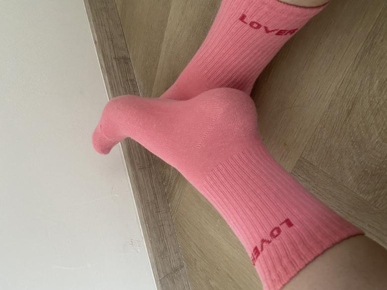 Hohe Pinke Socken