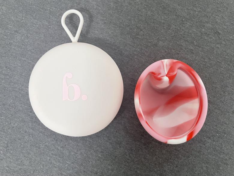 Menstruationstasse M rose/pink