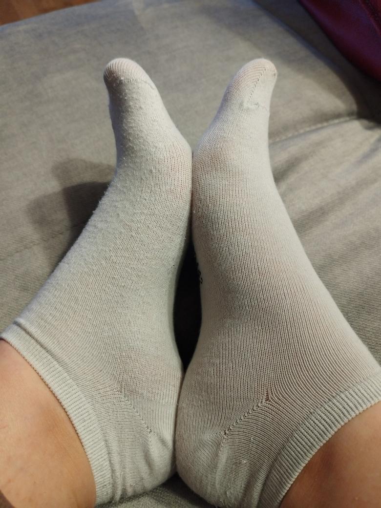 Weiße Sneakersocken