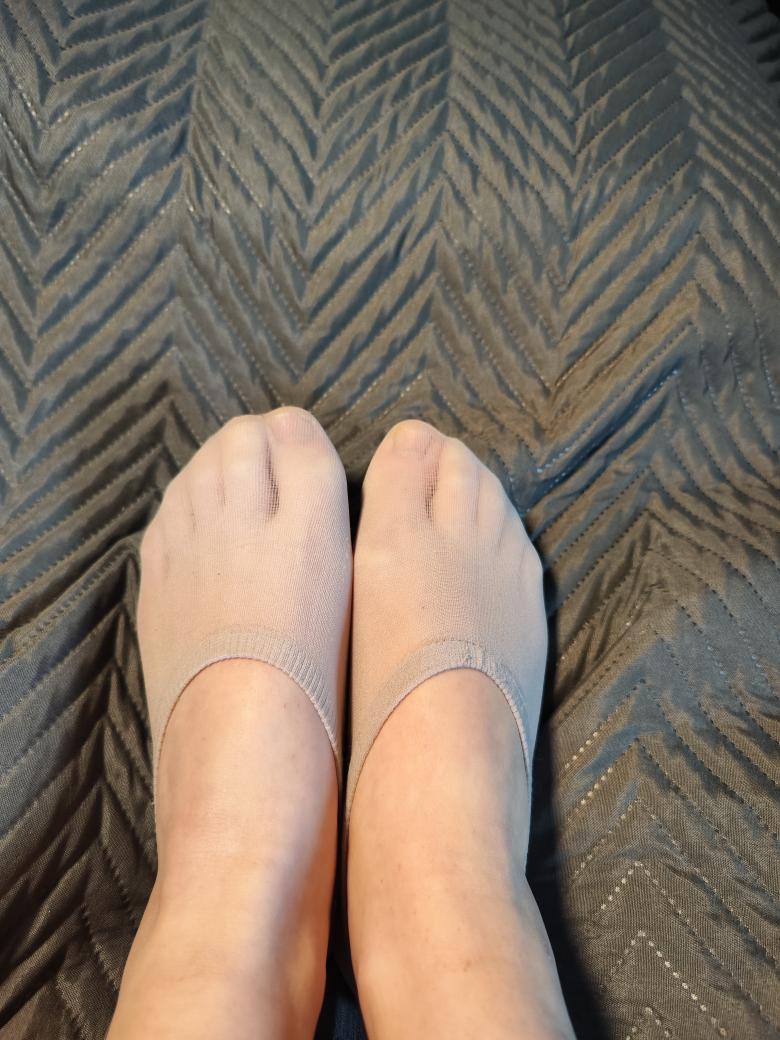 Nylon Sneaker Socken - verschwitzt