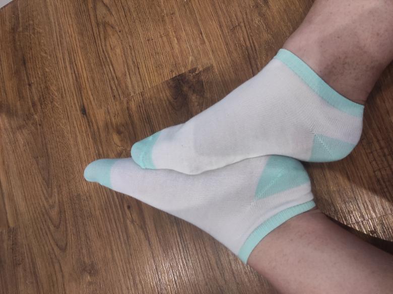 Weiße Sneaker Socken