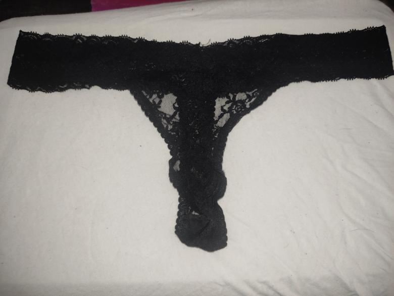 Schwarzer Slip👅💦