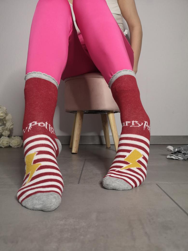 Rote Harry Potter Socken in 39