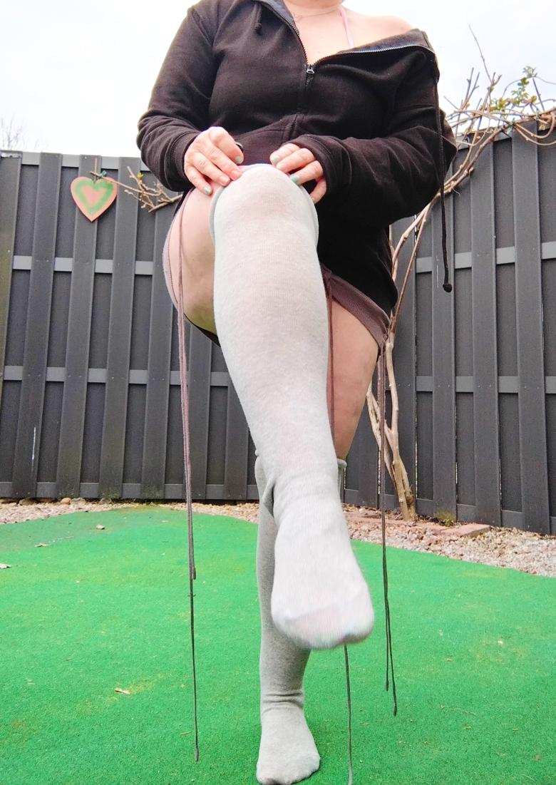 5 Tage getragene Socken