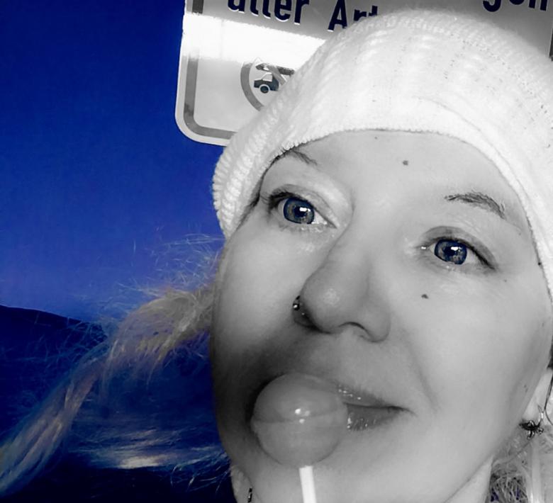 Angelutschter Lolly