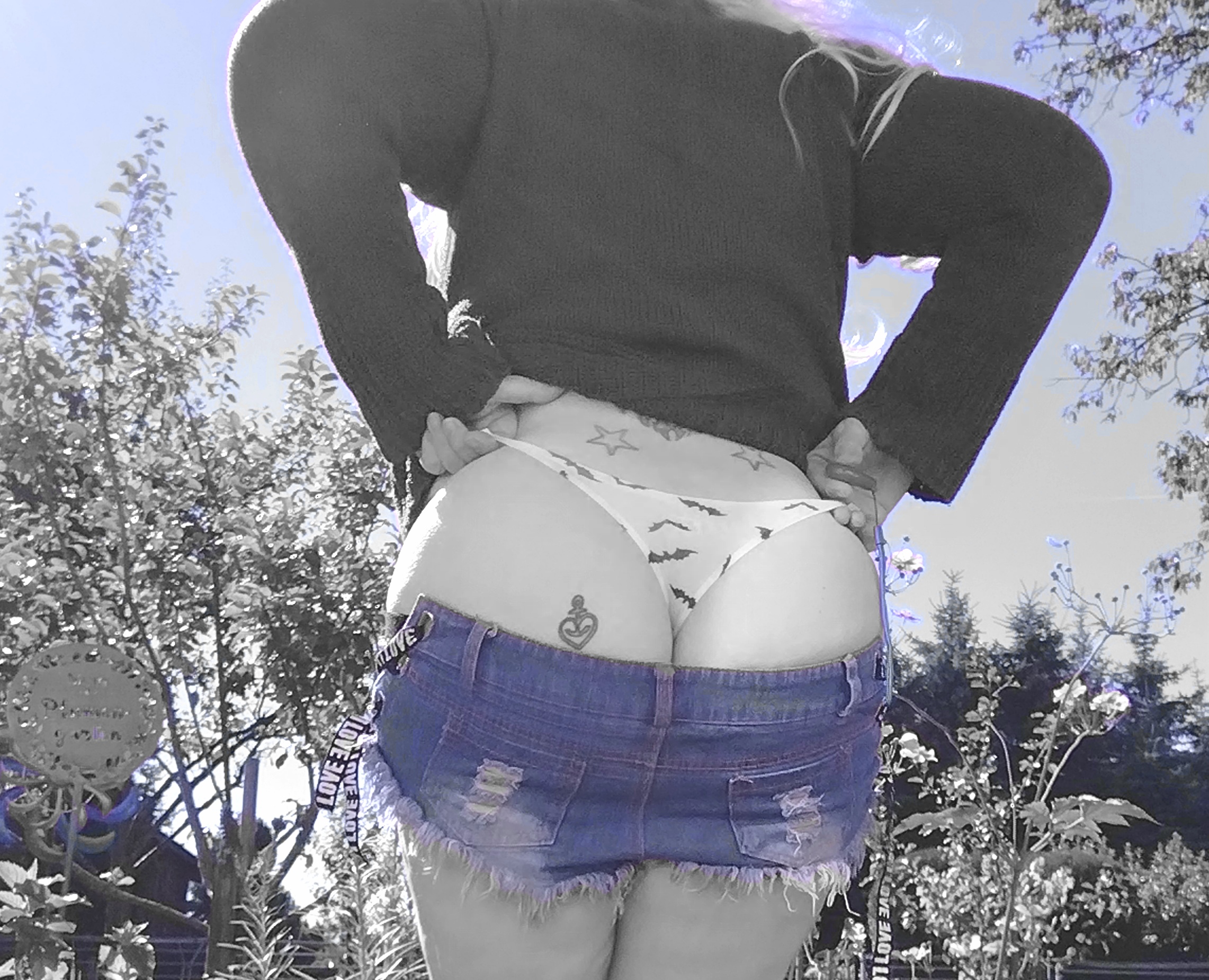 Getragener Tanga