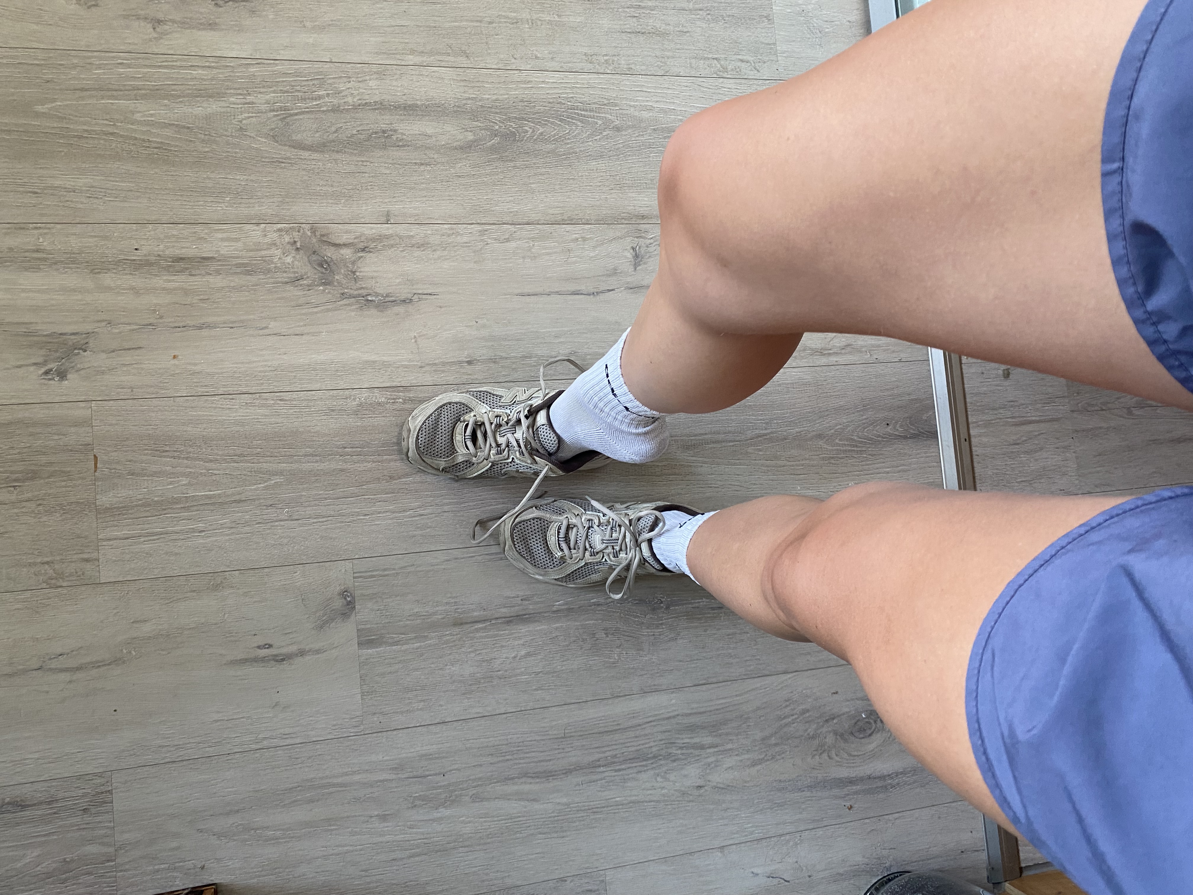 Getragene Sportsocken