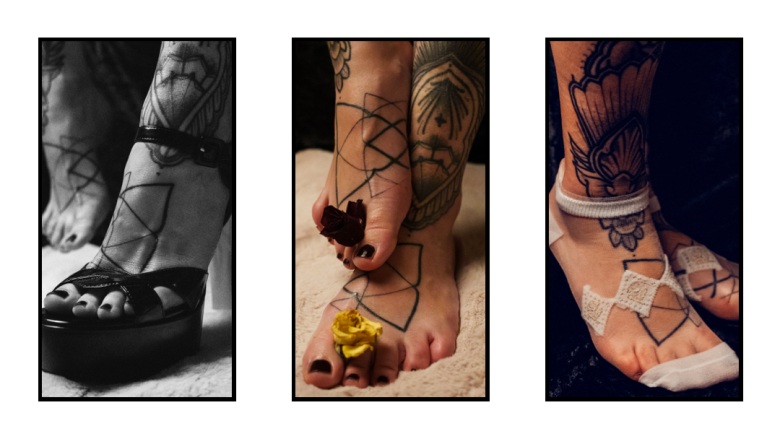 Verführerische Fußbilder