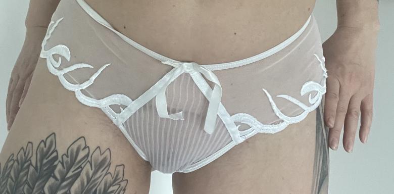 Geiler Slip in weiß