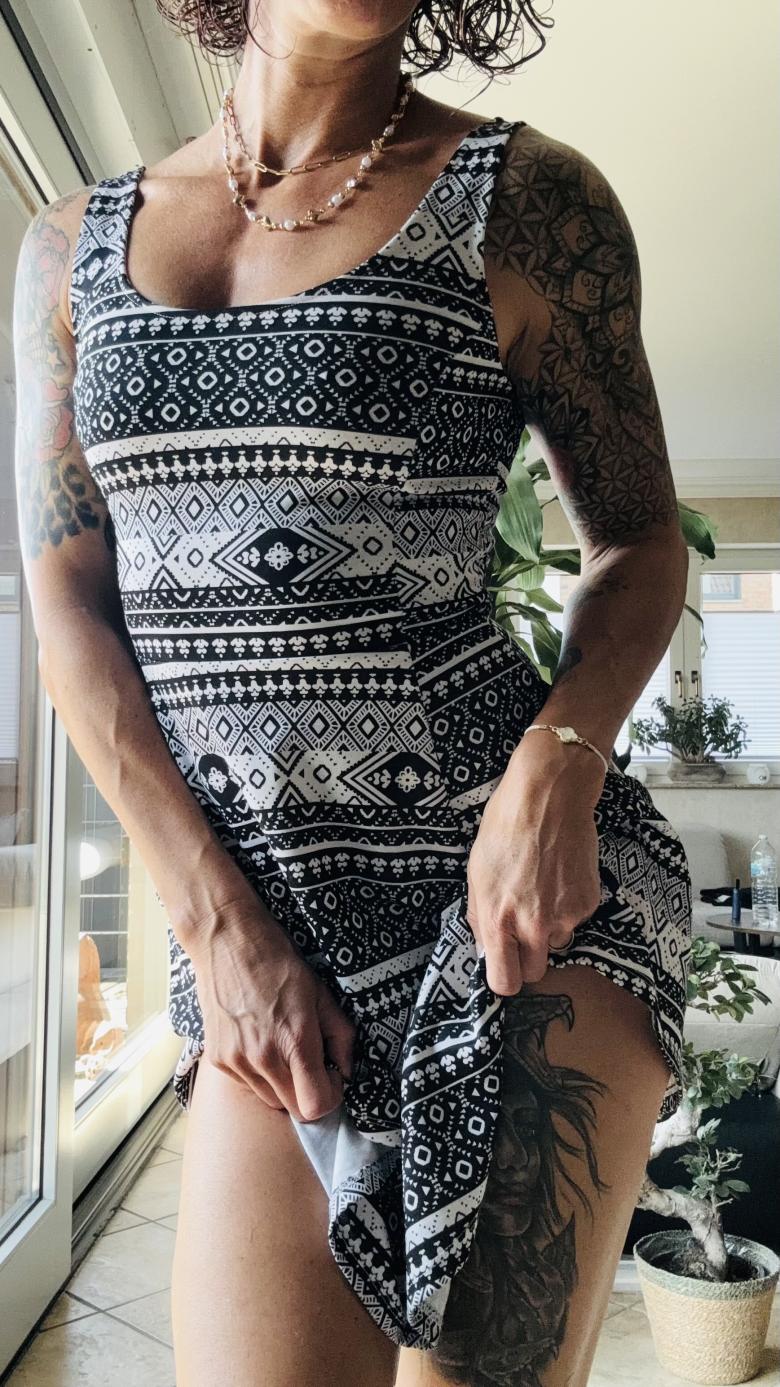 Süßes schwarz/weißes Kleid 👗