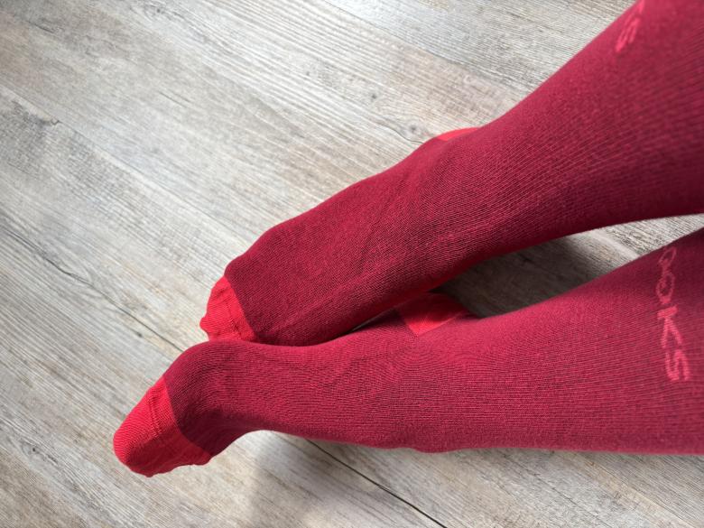 Rote Socken