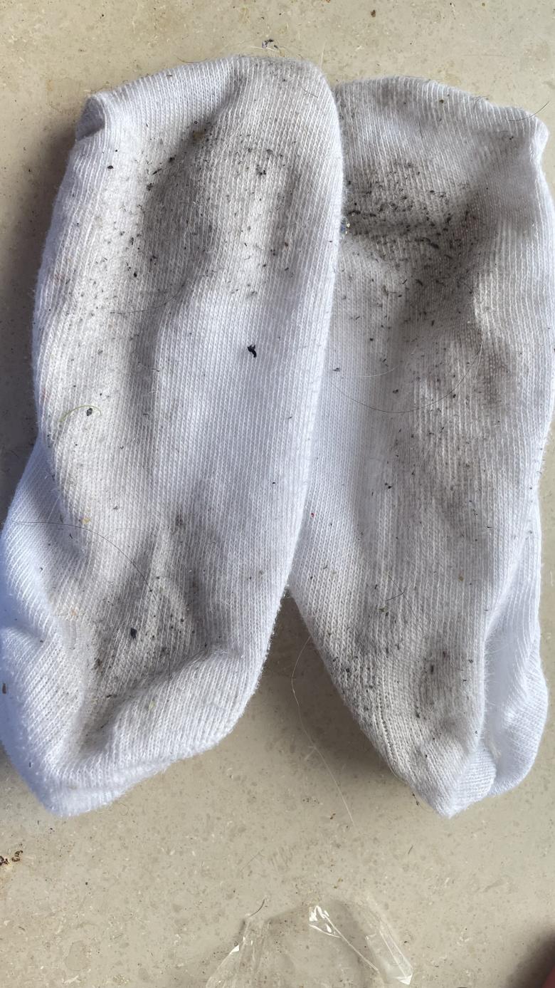 Weiße sneaker Socken