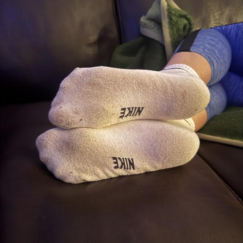 Intensiv duftende, verschwitze Nike