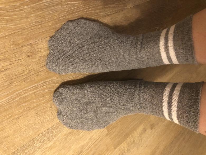 Graue Tennissocken