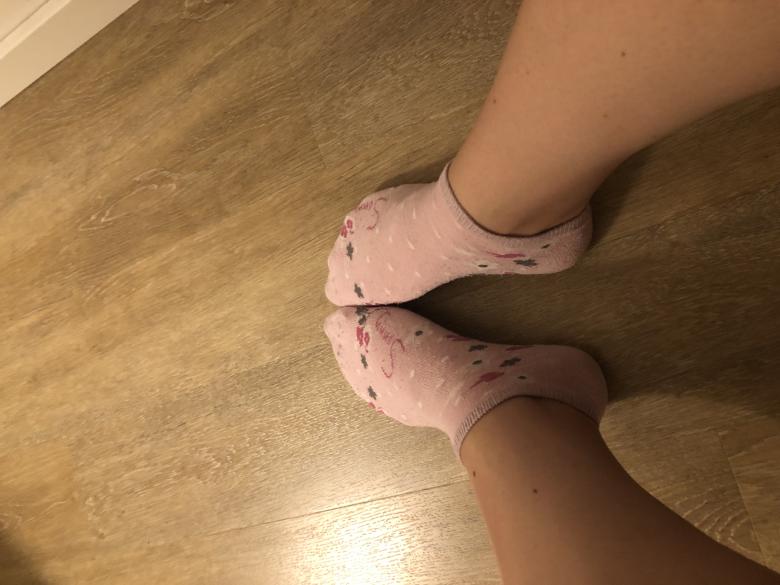 Unschuldige Sneakersöckchen (Blumen)