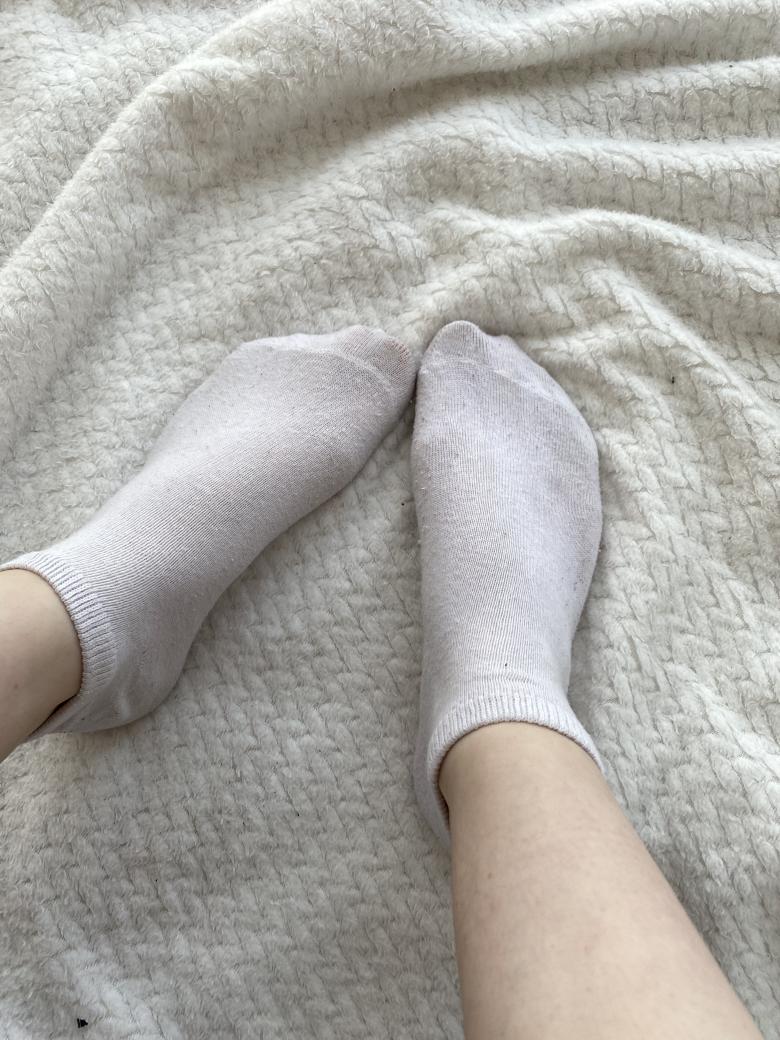 Weiße Sneaker Socken