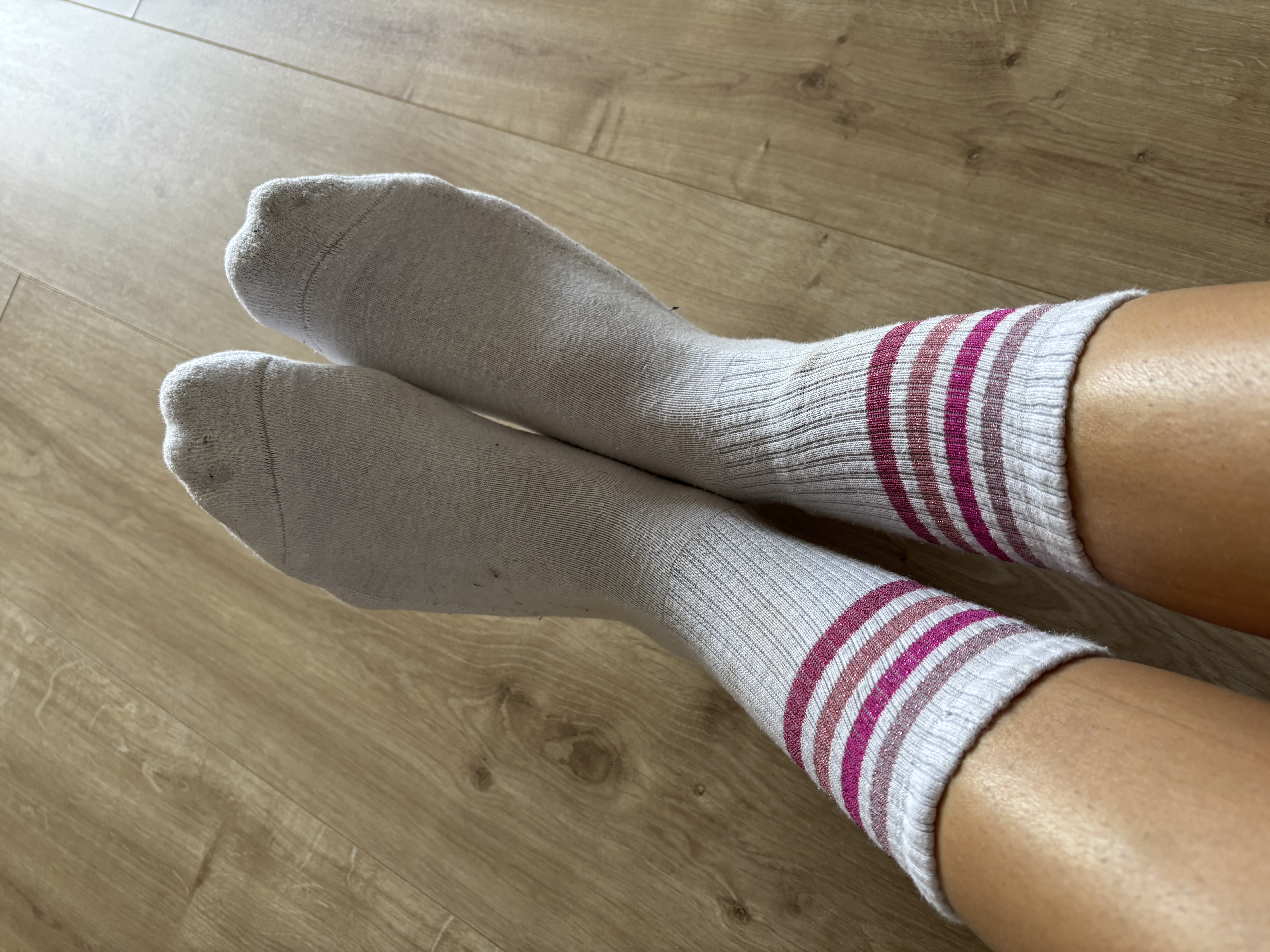 Schwitzige Tennissocken