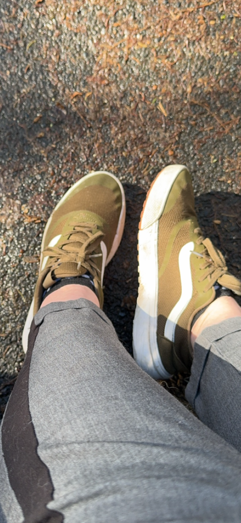 Schuhe stark getragen