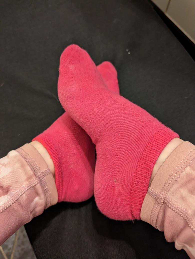 Pinke Socken