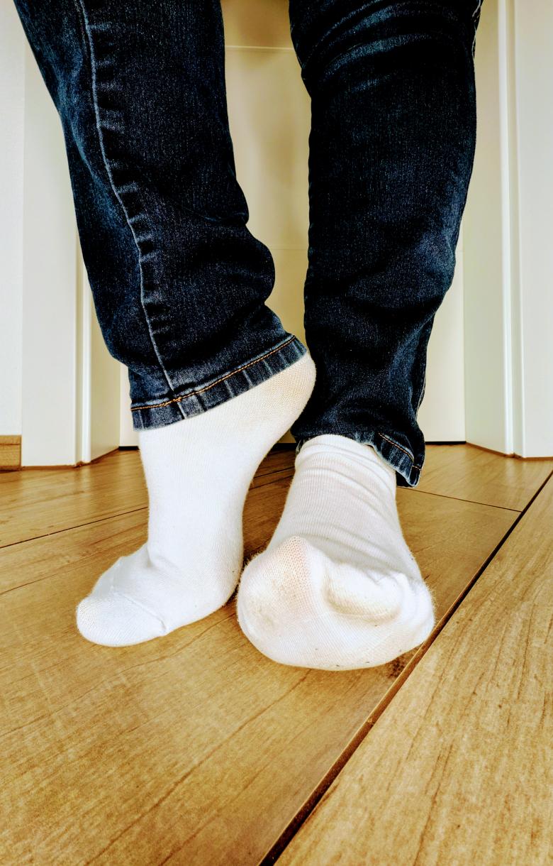 Weiße Sneakersocken