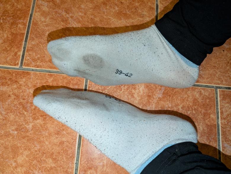 weiße Socken